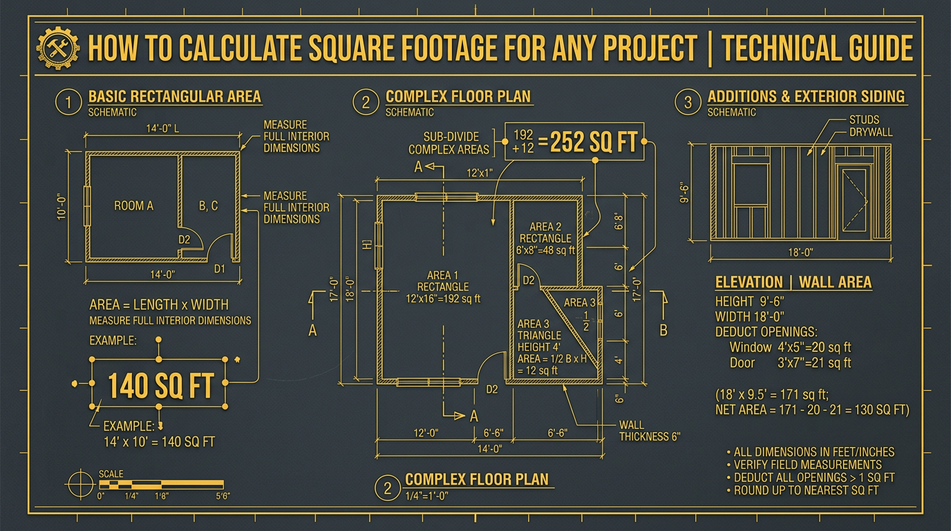 How to Calculate Square Footage for Any Project