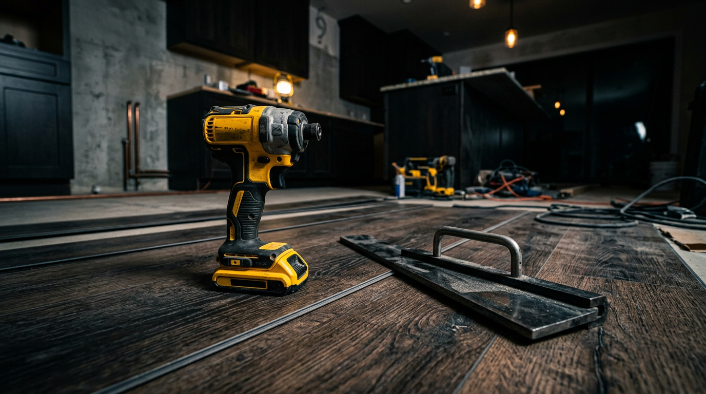 Flooring Project: Kitchen Vinyl Plank (LVP)